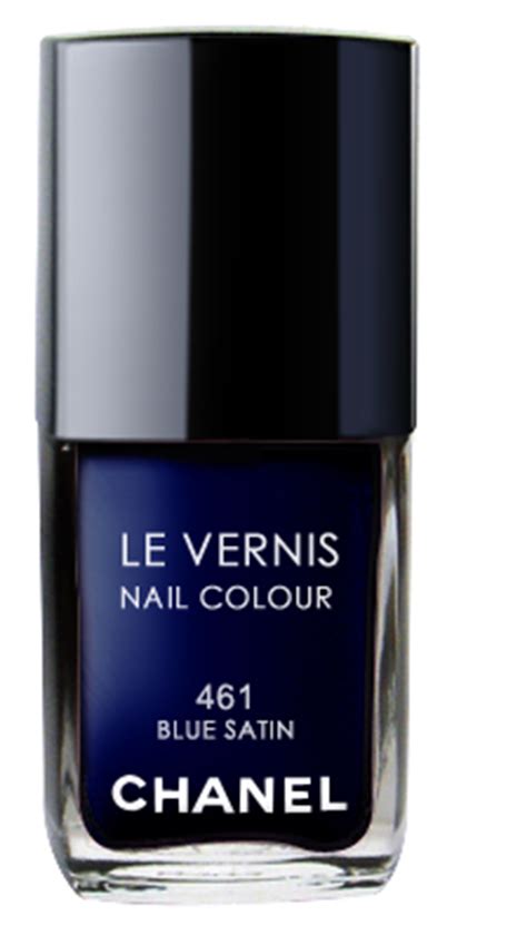 chanel le vernis blue satin|CHANEL Le Vernis Nail Colour Color Polish 461 Blue Satin .4 FL .